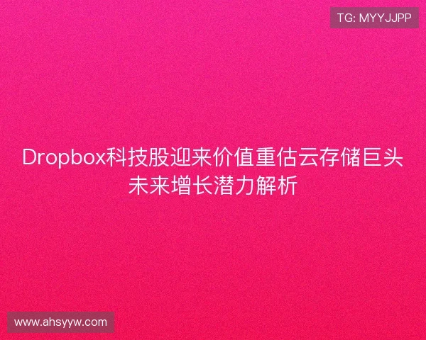 Dropbox科技股迎来价值重估云存储巨头未来增长潜力解析 Dropbox科技股迎来价值重估云存储巨头未来增长潜力解析